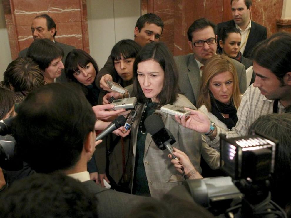 La ministra centra la atención mediática.