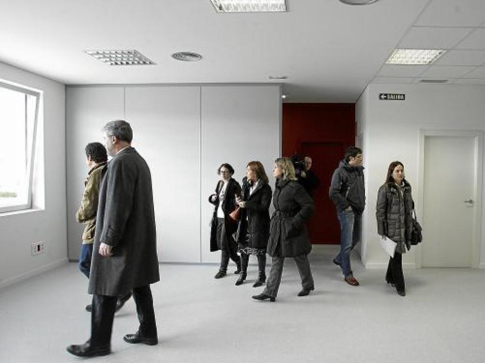 Las autoridades visitaron las instalaciones del CRTI levantadas en el polígono Sepes.