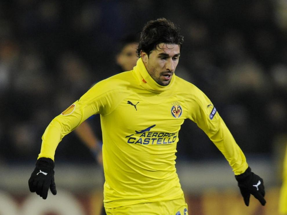 Cani durante el partido del Villarreal ante el Brujas de la Europa League, esta temporada.
