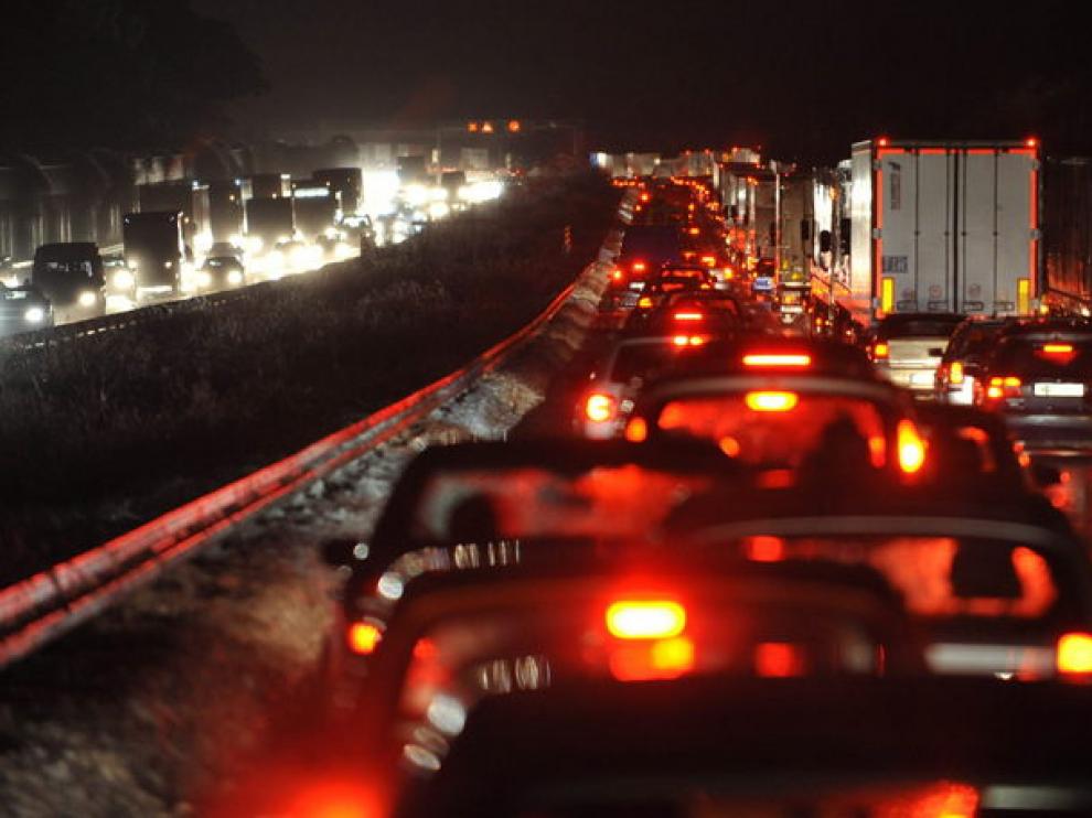 Problemas en las carreteras francesas