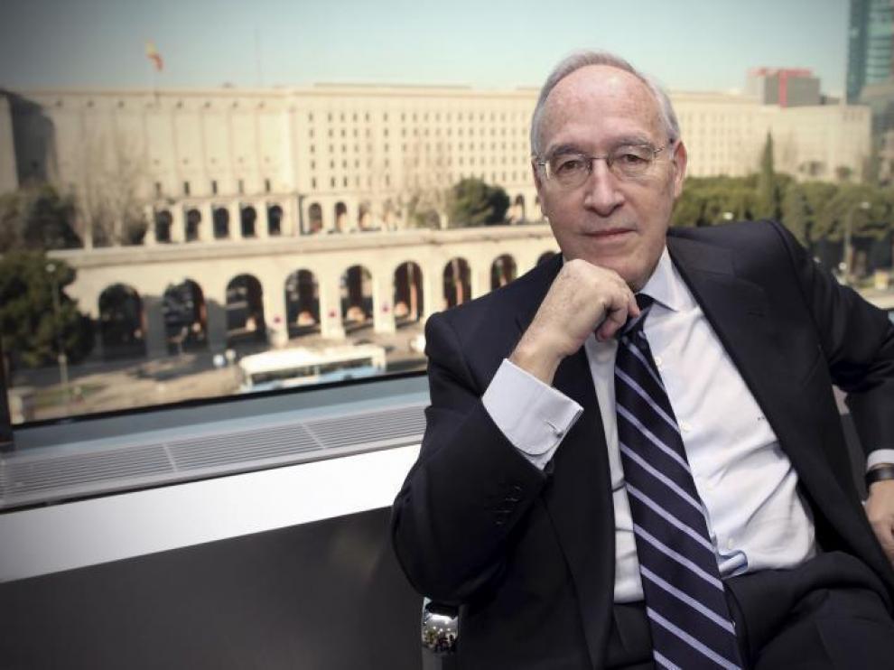Manuel Pizarro, en su despacho madrileño de Baker&McKenzie, entidad que preside en España y que le ha nombrado socio en Chicago.