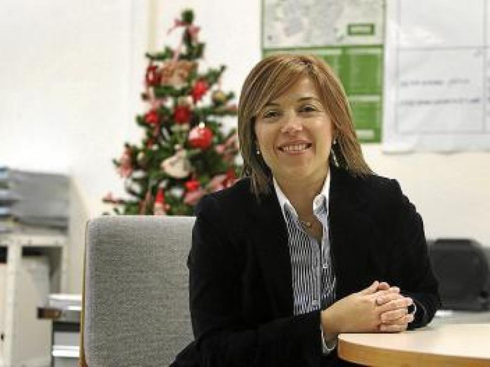 Ana Alos, en el despacho del grupo municipal del PP.