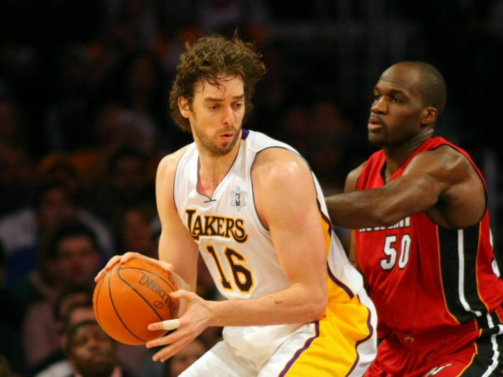 Pau Gasol cayó ante los Heat en Los Ángeles