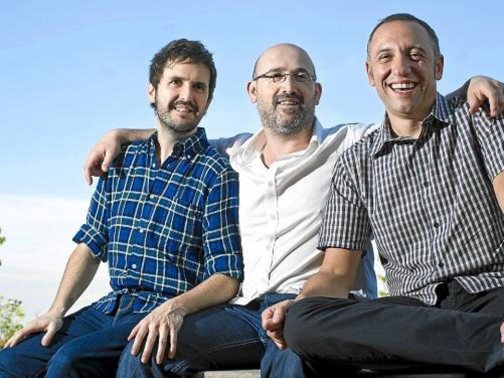 De izquierda a derecha: Julián López, Javier Cámara y Nacho García Velilla.