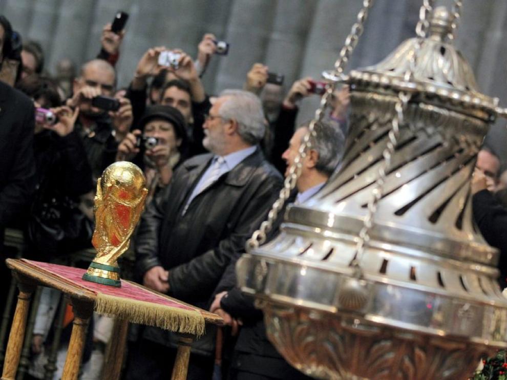 La Copa, en la catedral de Santiago con el botafumeiro