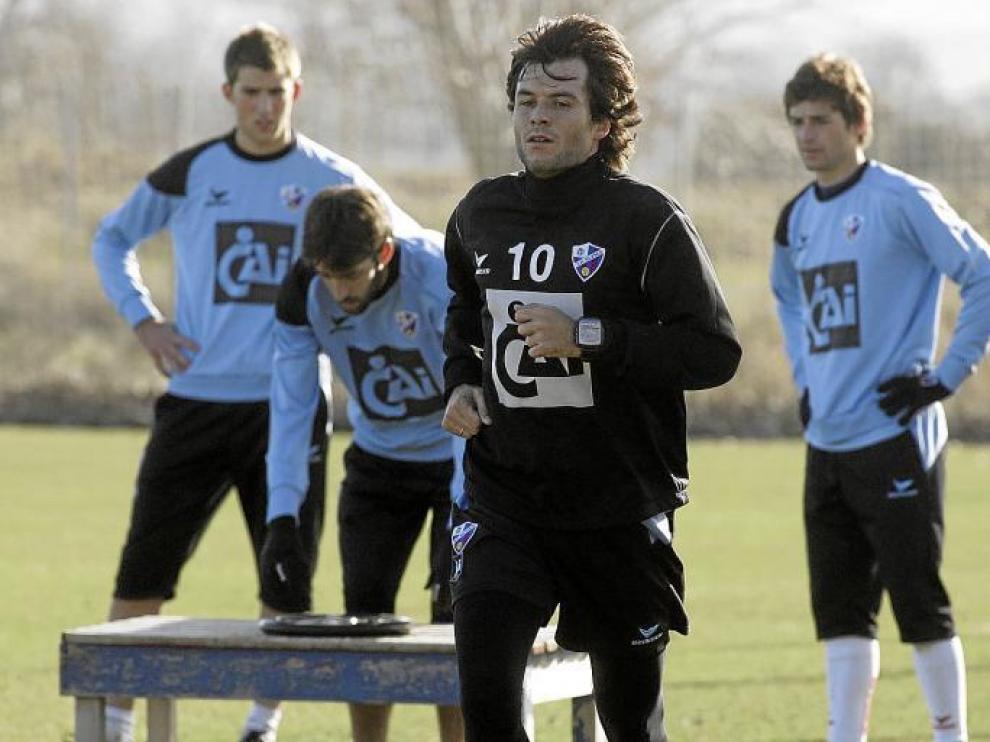 Juanjo Camacho se ha entrenado al margen de sus compañeros en los dos primeros días de esta semana, tras las vacaciones navideñas.