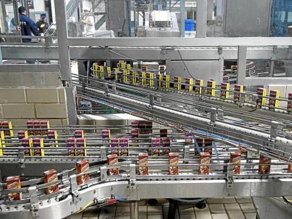 Instalaciones de la planta de Clesa, del grupo Nueva Rumasa, en la localidad zaragozana de Utebo.