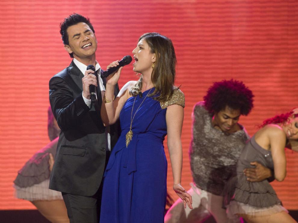 David Civera y Chábeli, en la gala 'Juntos'