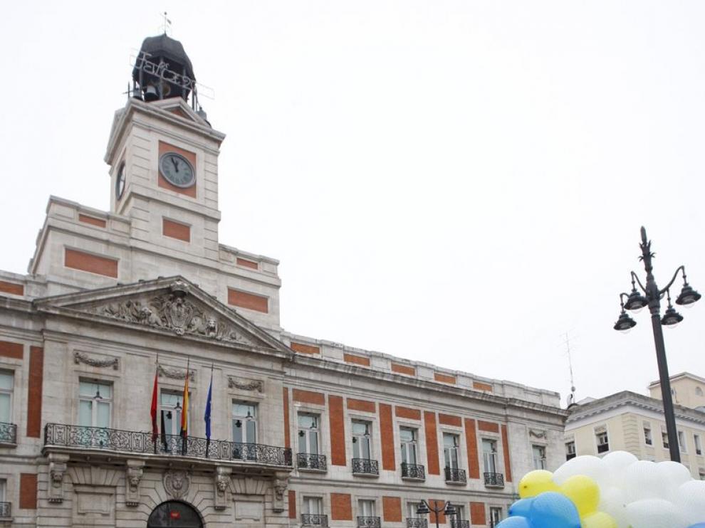 Foto de archivo de una concentración por los niños desaparecidos