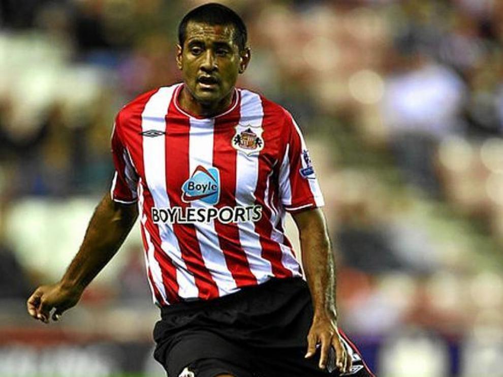 Paulo da Silva, en uno de sus últimos partidos con el Sunderland en la 'Premier League'.