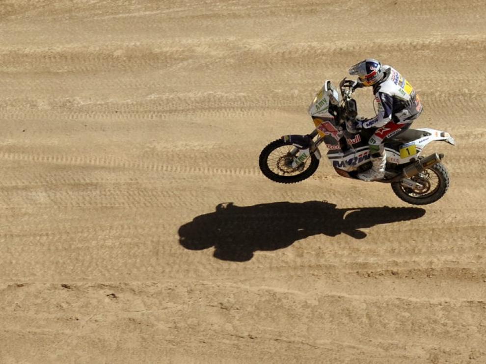Marc Coma a bordo de su KTM.
