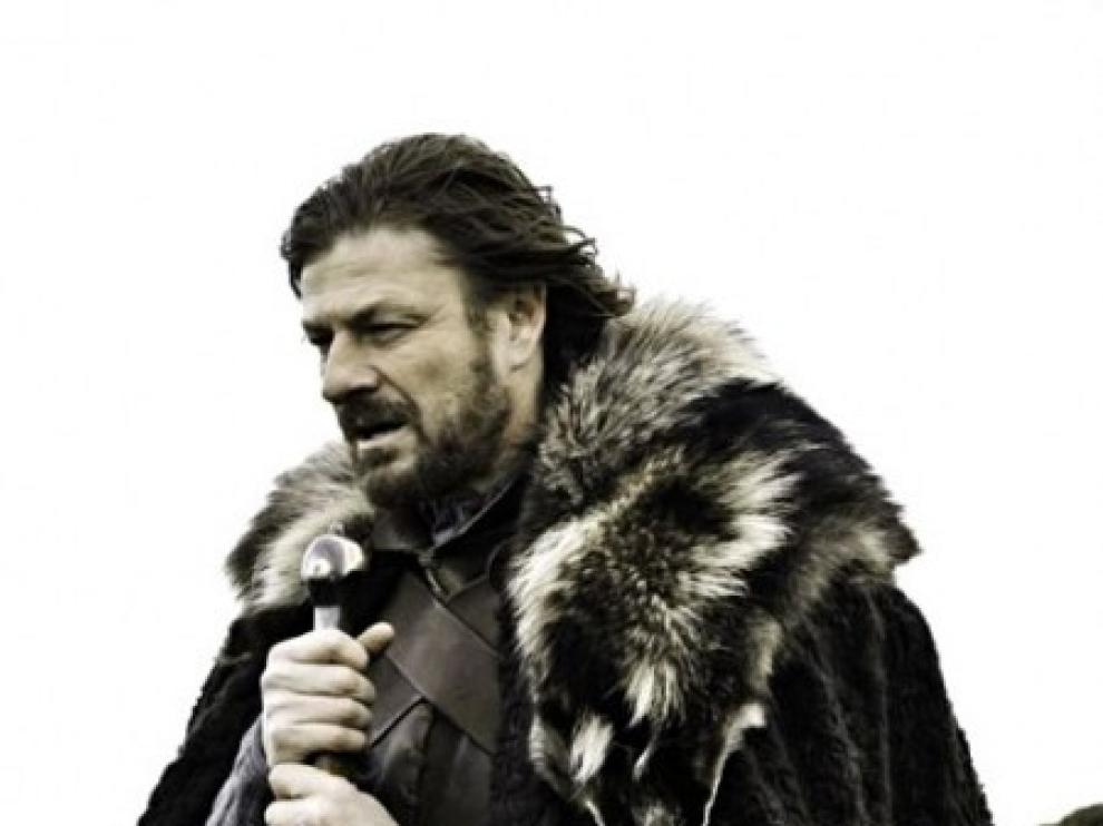 Sean Bean caracterizado como Eddard Stark, protagonista de 'Juego de Tronos'