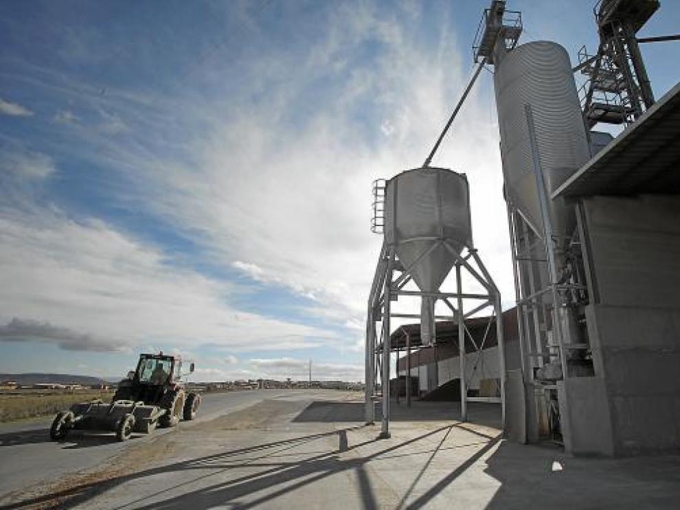 Instalaciones agrícolas de Cereales Teruel en la localidad de Cella.