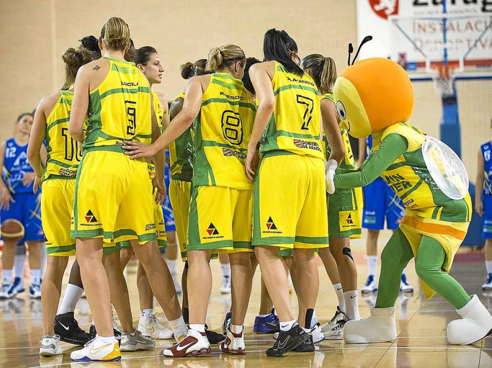 Las jugadoras del Mann Filter durante un partido.