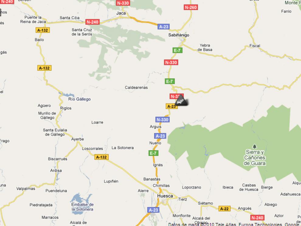 Mapa de la DGT