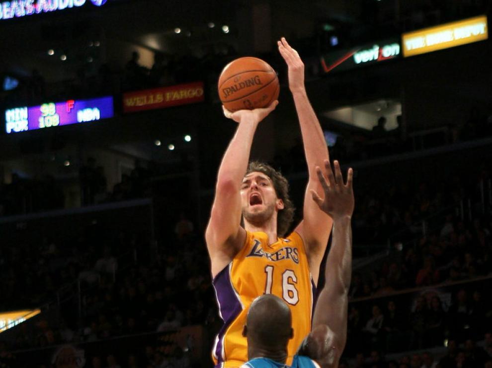 Pau Gasol, durante el partido