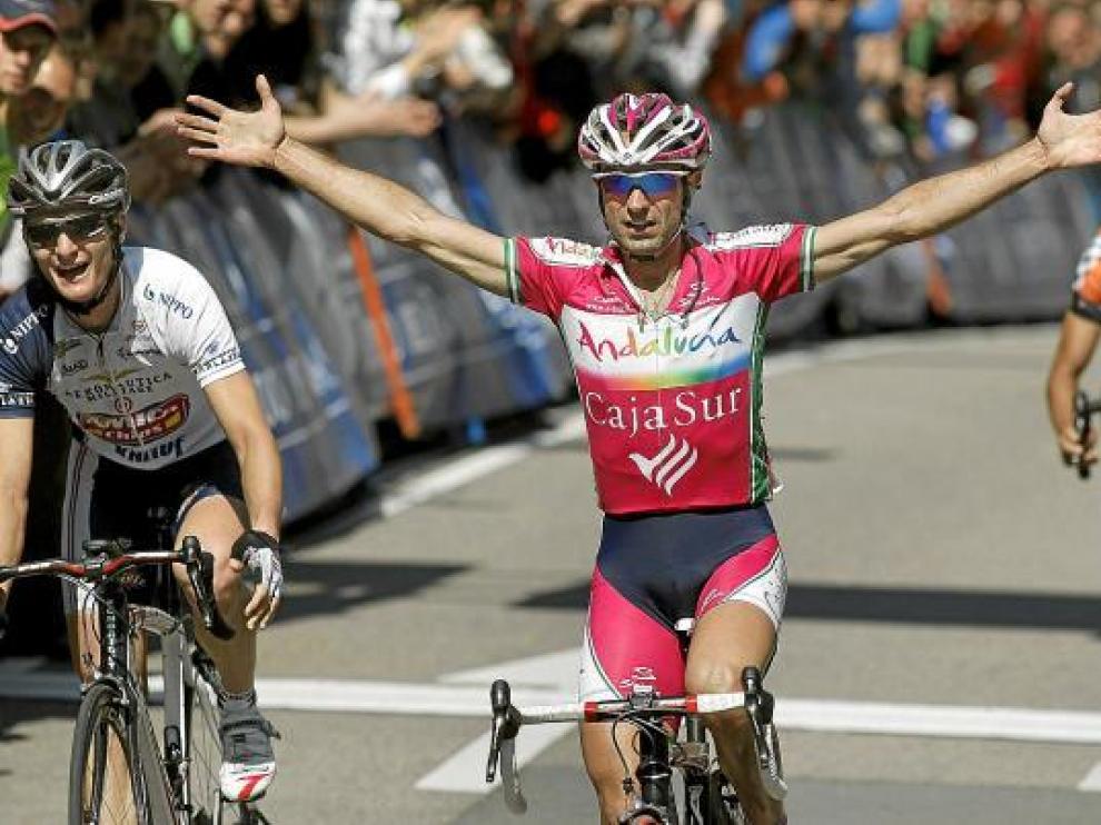 El del triunfo, un gesto natural del aragonés Ángel Vicioso.