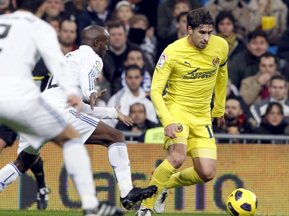 Cani en el partido ante el Madrid.