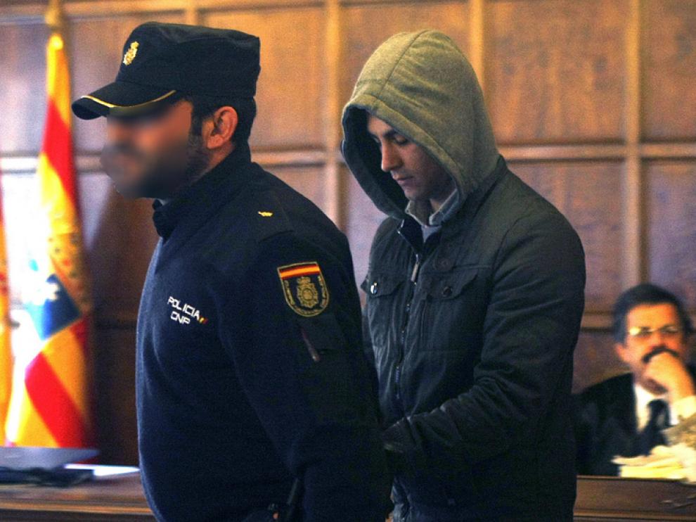 Víctor Manuel Gómez Rivero, durante el juicio
