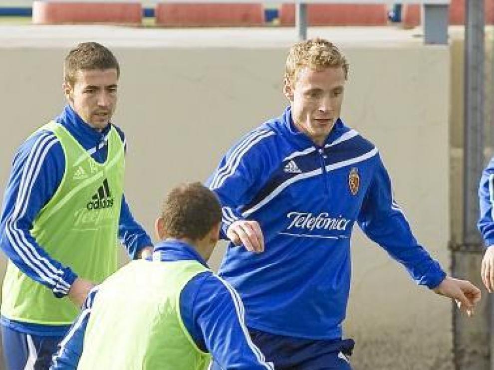 Jiri Jarosik, en un ensayo en la Ciudad Deportiva.