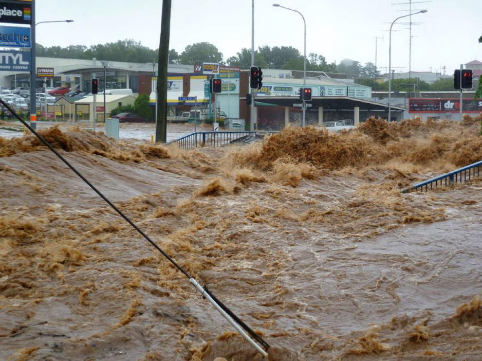 Riadas en los alrededores de la ciudad de Toowoomba