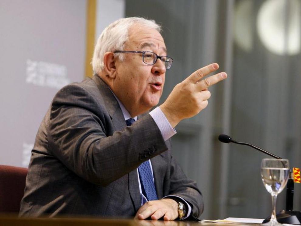 El vicepresidente aragonés y presidente del PAR, José Ángel Biel
