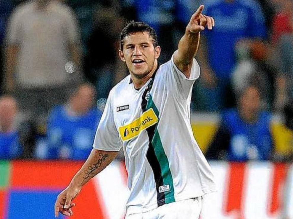 Raúl Bobadilla, argentino del Borussia Moenchengladbach, en un partido reciente en la Bundesliga.