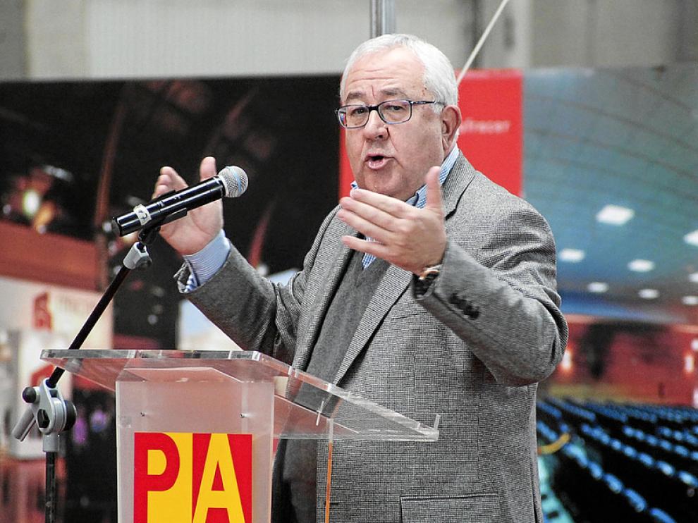 El presidente del PAR, José Ángel Biel.