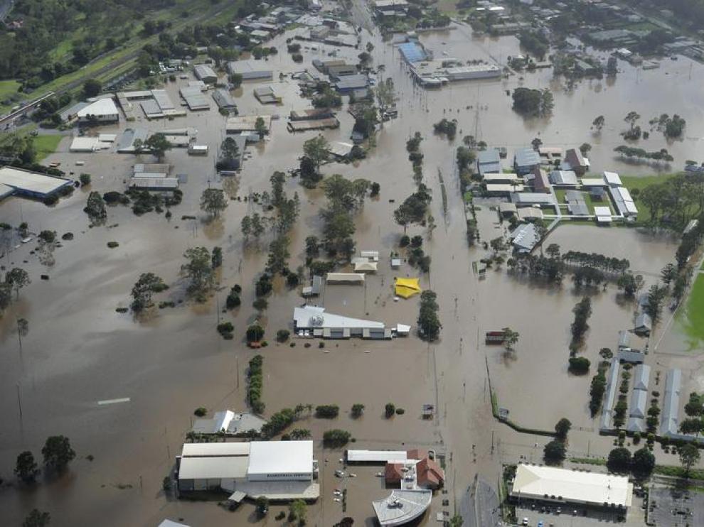 La ciudad se encuentra totalmente bajo el agua