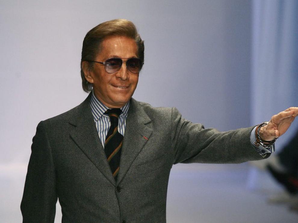 El diseñador italiano Valentino Garavani