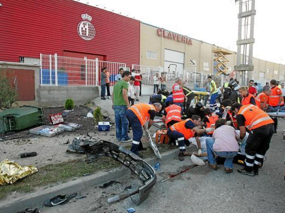 Atropello mortal en la discoteca oscense Manhattan