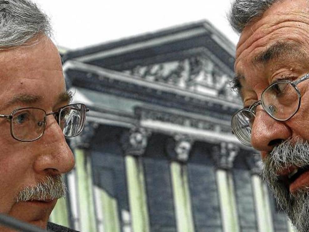 Ignacio Fernández Toxo y Cándido Méndez, en noviembre del año pasado.