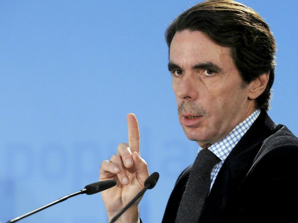 El ex presidente del Gobierno José María Aznar