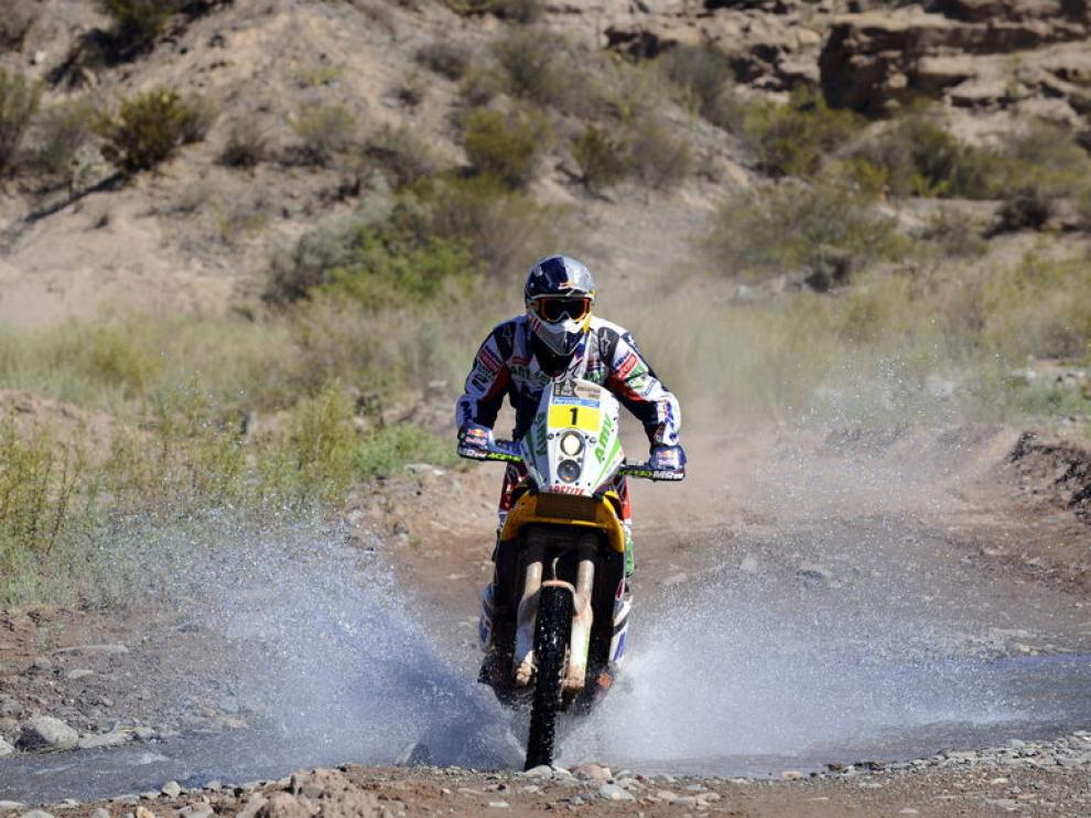 Marc Coma a bordo de su KTM.