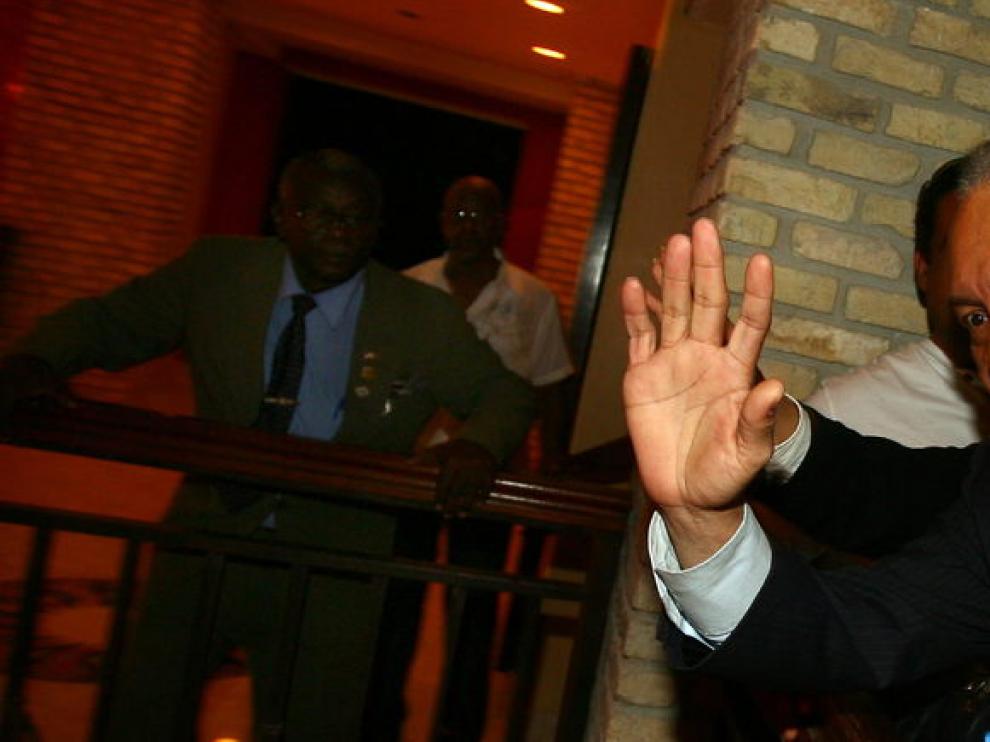 Jean Claude Duvalier, a su llegada a Puerto Príncipe