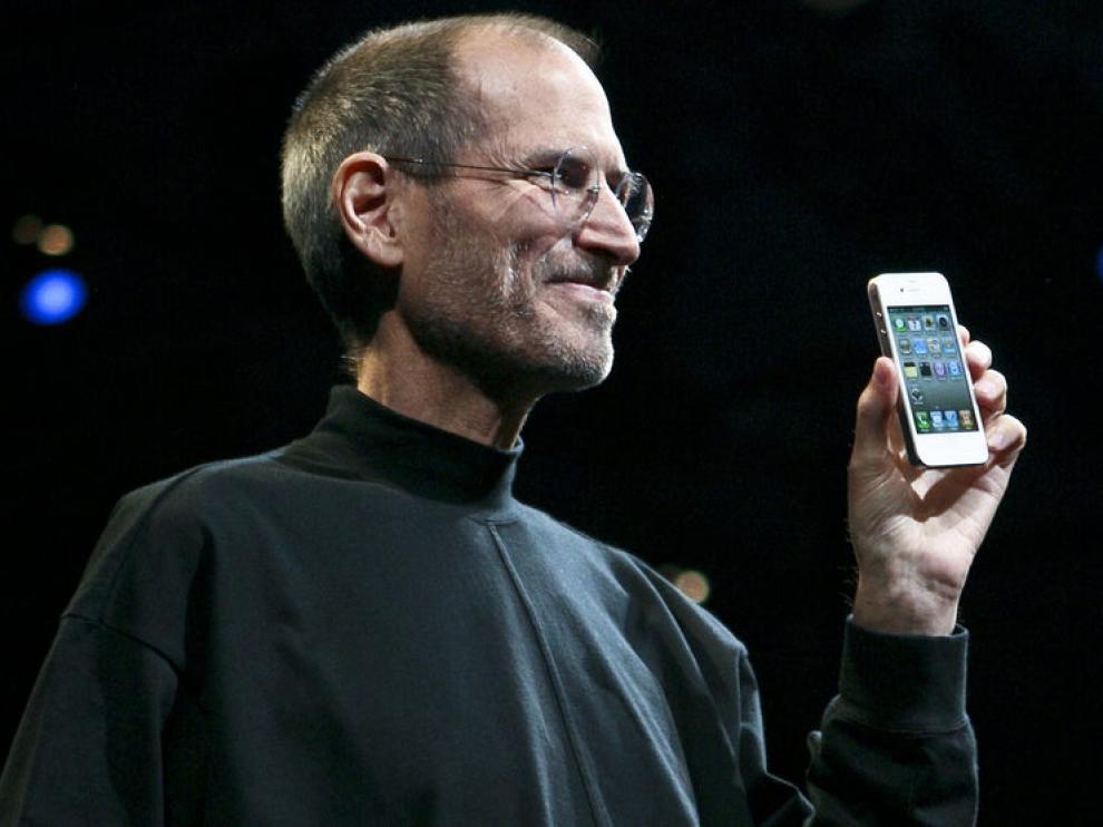 Steve Jobs el pasado julio, durante la presentación del iPhone 4