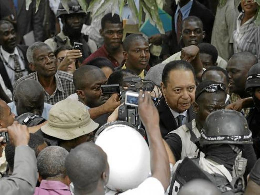 El ex dictador Jean Claude Duvalier, en Puerto Príncipe.