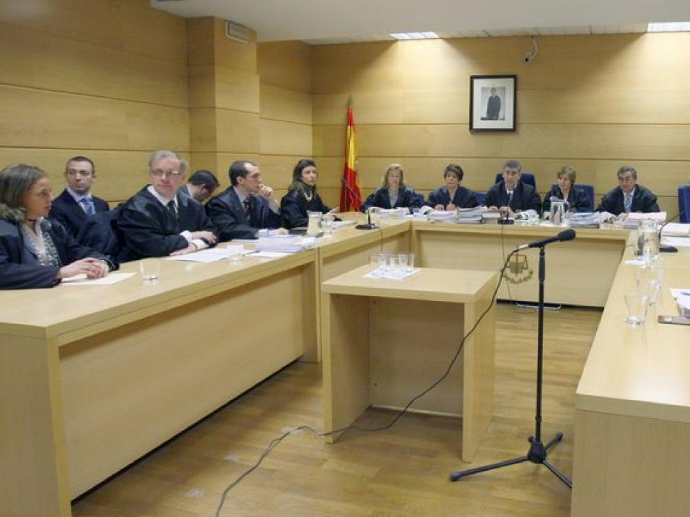 Sala de la Audiencia Nacional donde se ha celebrado la vista.