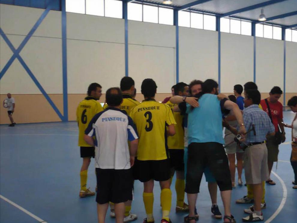 Partido de vuelta, en el que el Pinseque Fútbol Sala logró el ascenso
