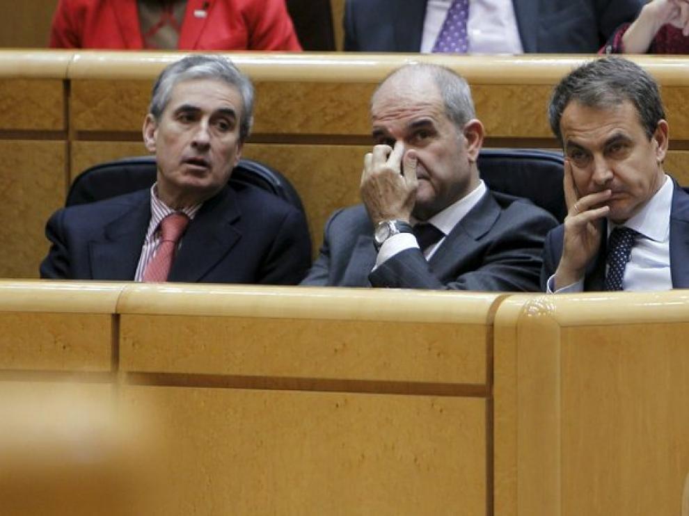 Chaves y Zapatero, hoy en el Senado