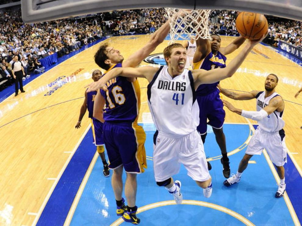 Pau, en una de las jugadas del partido
