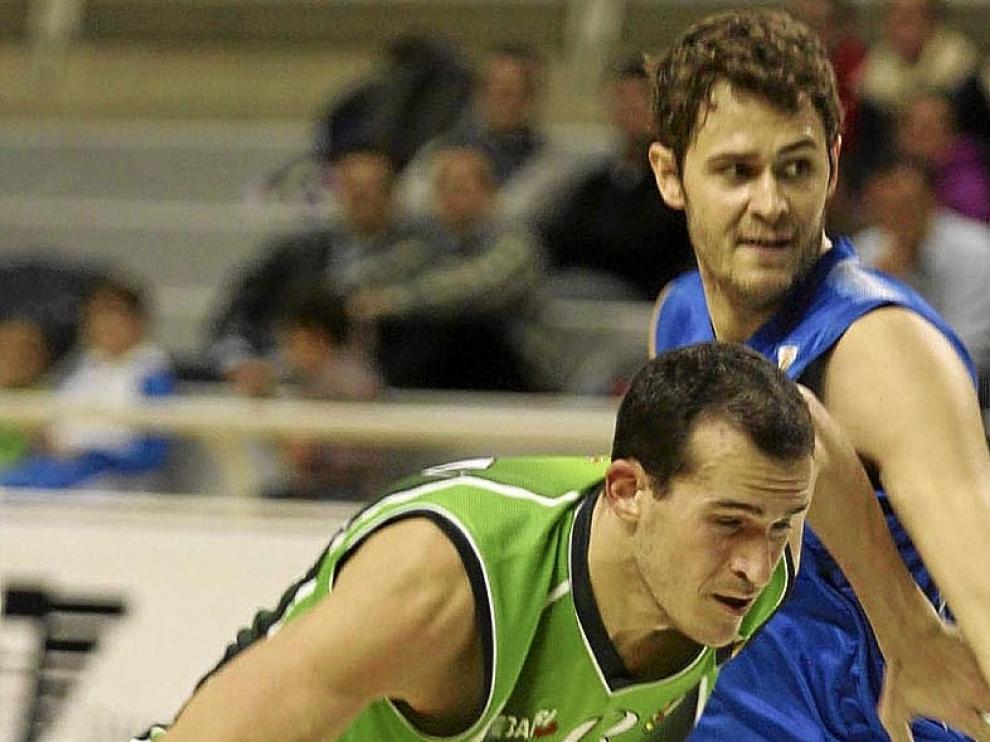 Salsón en el partido contra el Lleida, en el Palacio