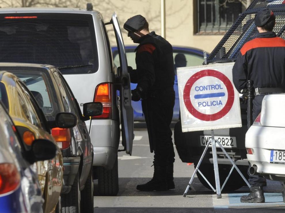 Control policial en Salt