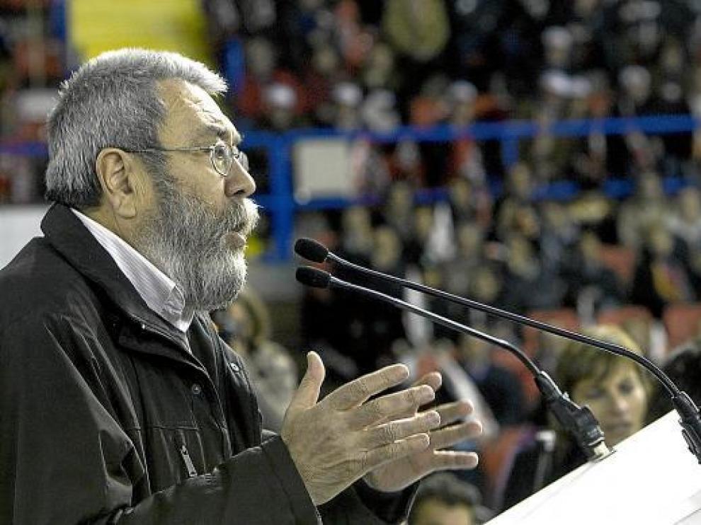 El secertario general de UGT, Cándido Méndez