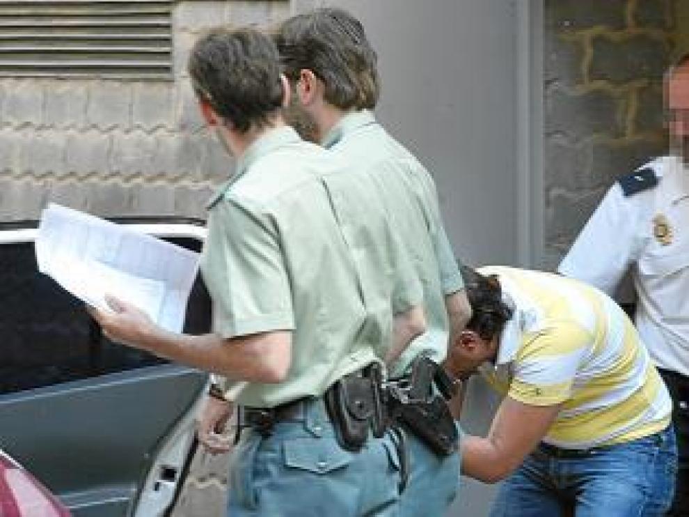 El acusado, en 2007, cuando fue enviado a prisión preventiva.