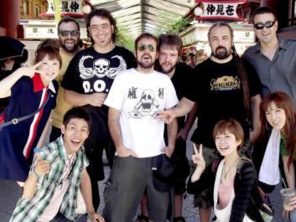 Mallacán, durante su gira japonesa.