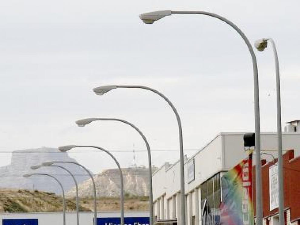 Foto de archivo de una de las calles del polígono industrial Monzú.