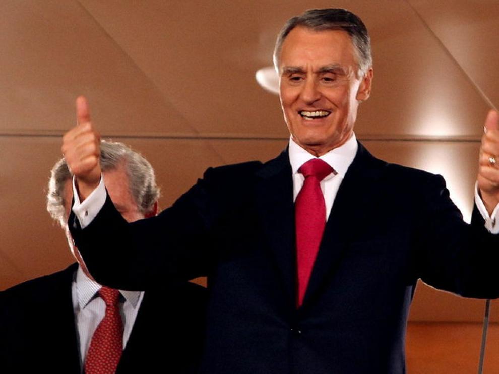 El presidente reelegido, celebra su victoria
