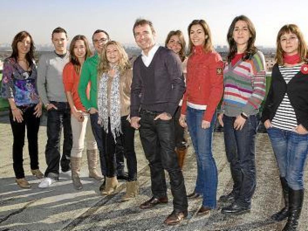 El equipo de 'En familia', que se estrena hoy.