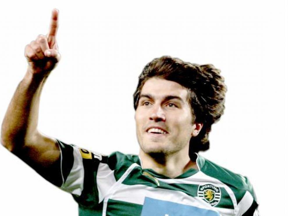 Alberto Zapater con la camiseta de su actual equipo